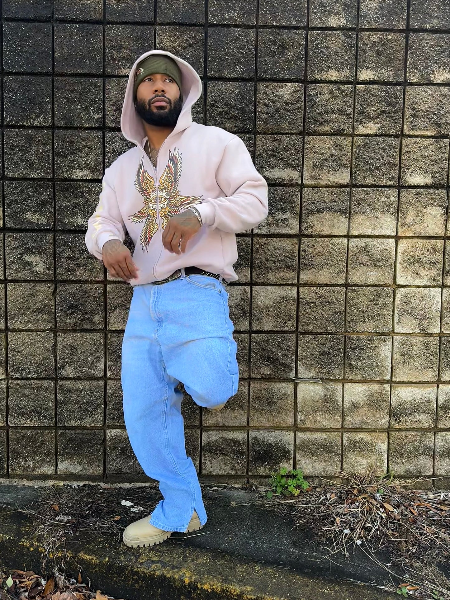 Pink Rev 4:8 Angel Hoodie