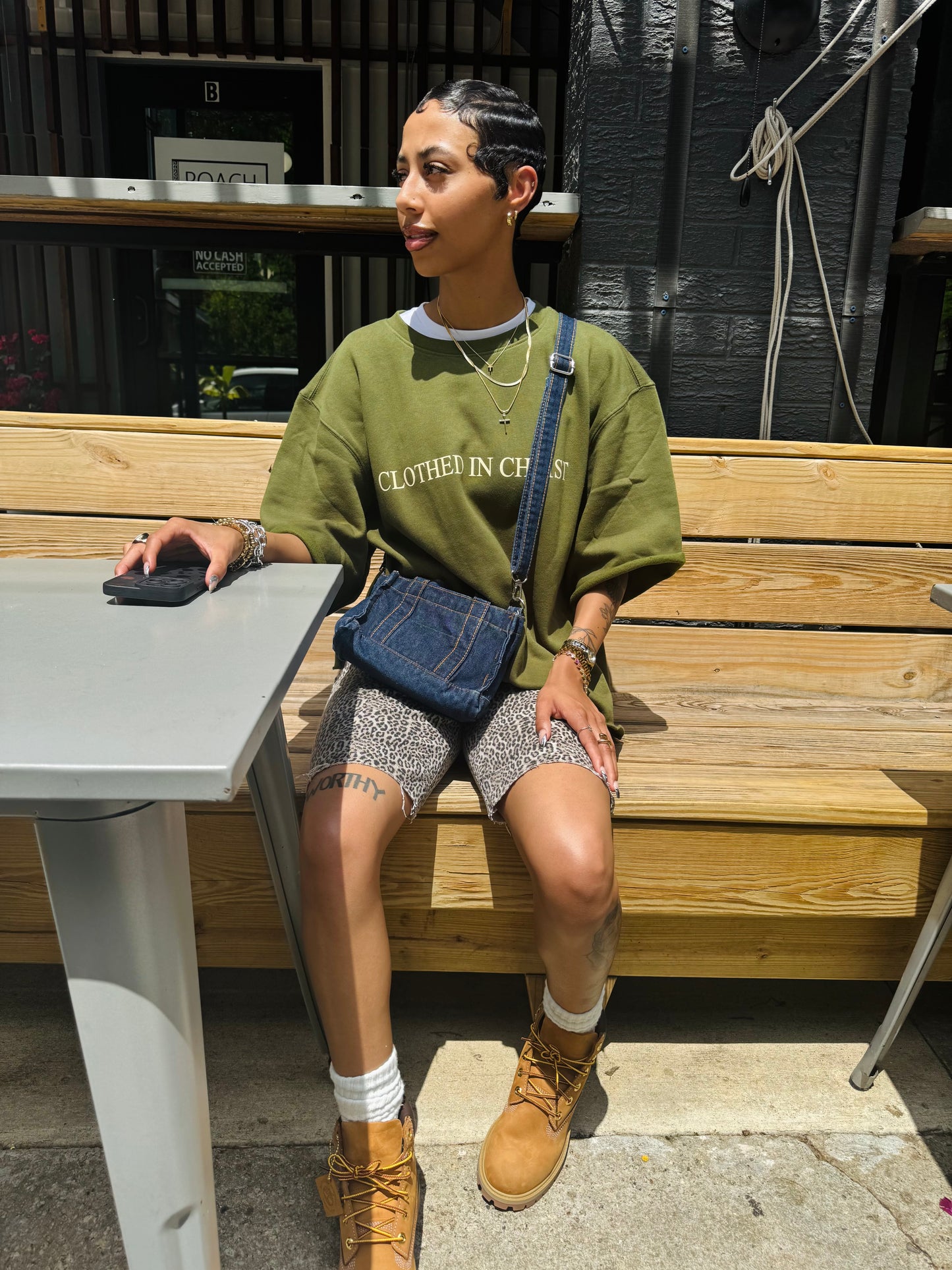 Jesus Is My Stylist Heavy Weight 3/4 Sleeve