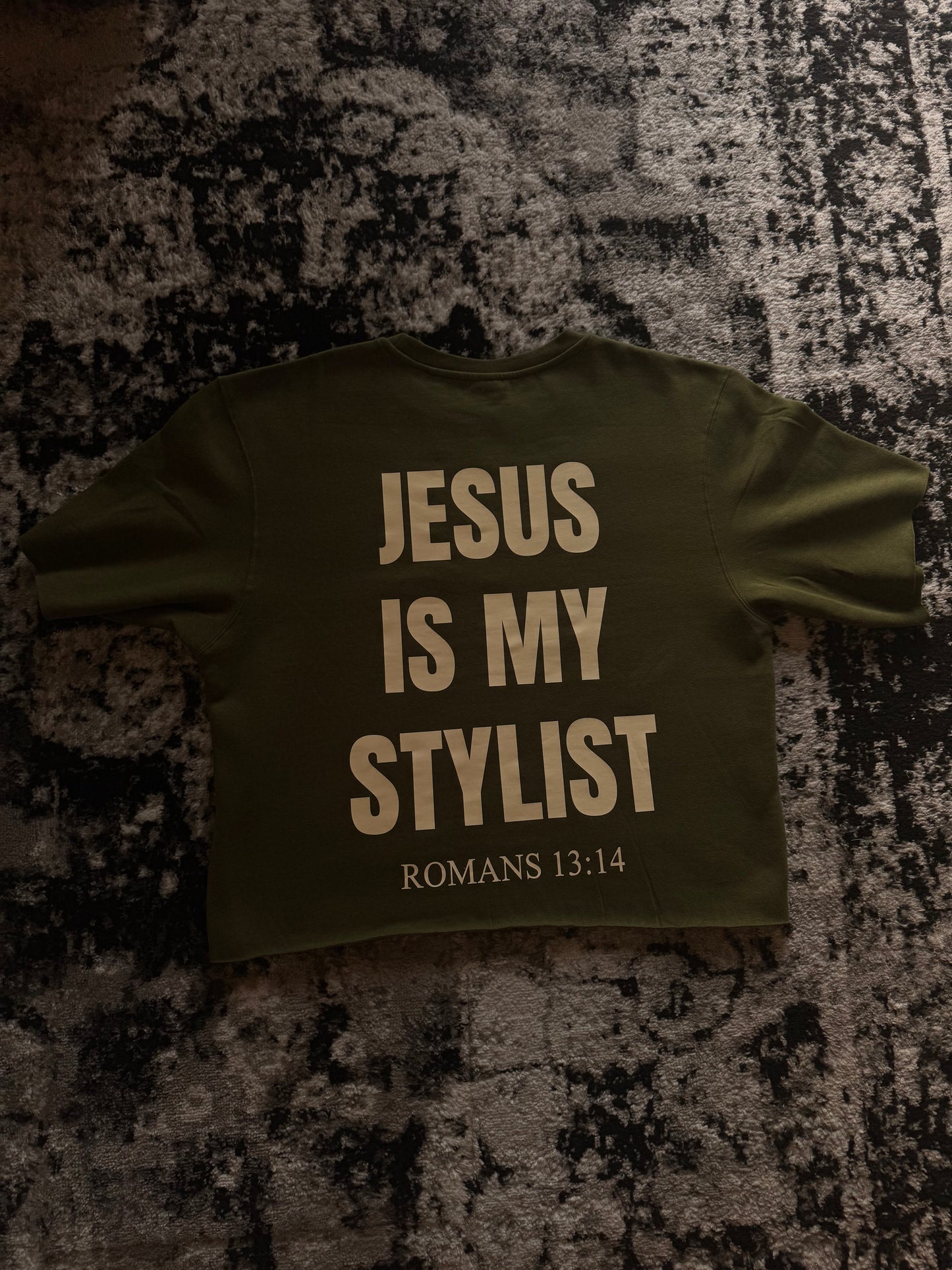 Jesus Is My Stylist Heavy Weight 3/4 Sleeve