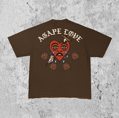 Agape Love Cropped Shirt (4 colorway)