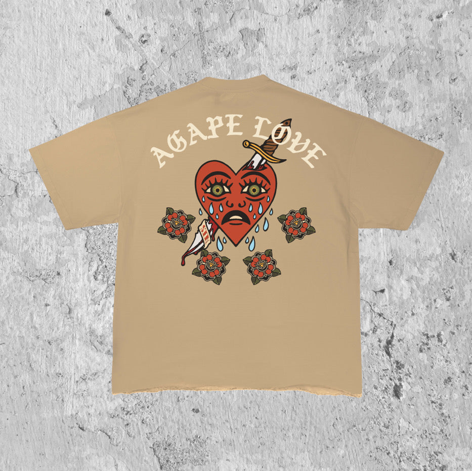 Agape Love Cropped Shirt (4 colorway)