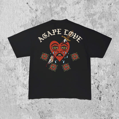 Agape Love Cropped Shirt (4 colorway)