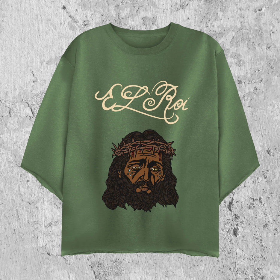 Jesus 3/4 Sleeve Shirt (2 colorway)