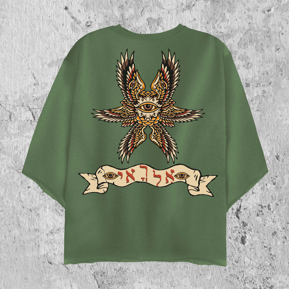 Revelations 4:8 Angel 3/4 Sleeve Shirt (4 colorway)