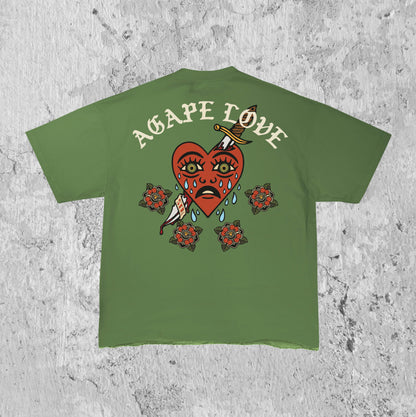 Agape Love Cropped Shirt (4 colorway)