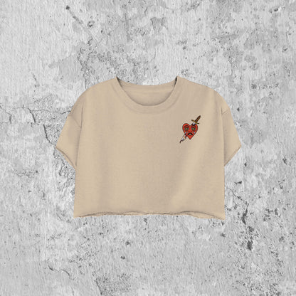 Women's Agape Love Cropped Shirt (4 colorway)