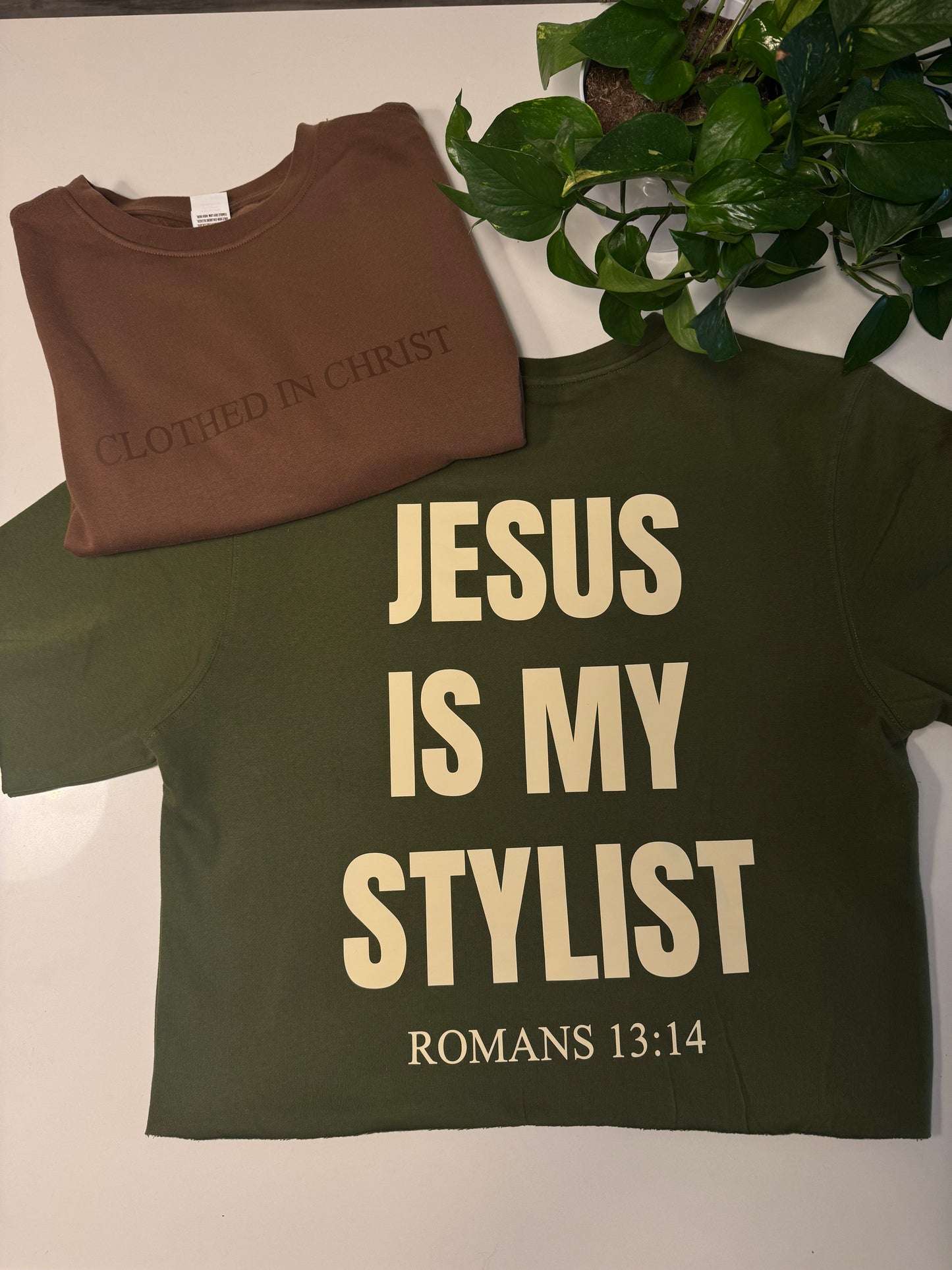 Jesus Is My Stylist Heavy Weight 3/4 Sleeve
