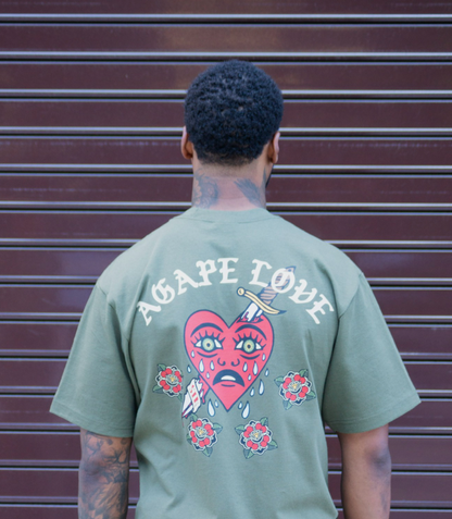 Agape Love Cropped Shirt (4 colorway)