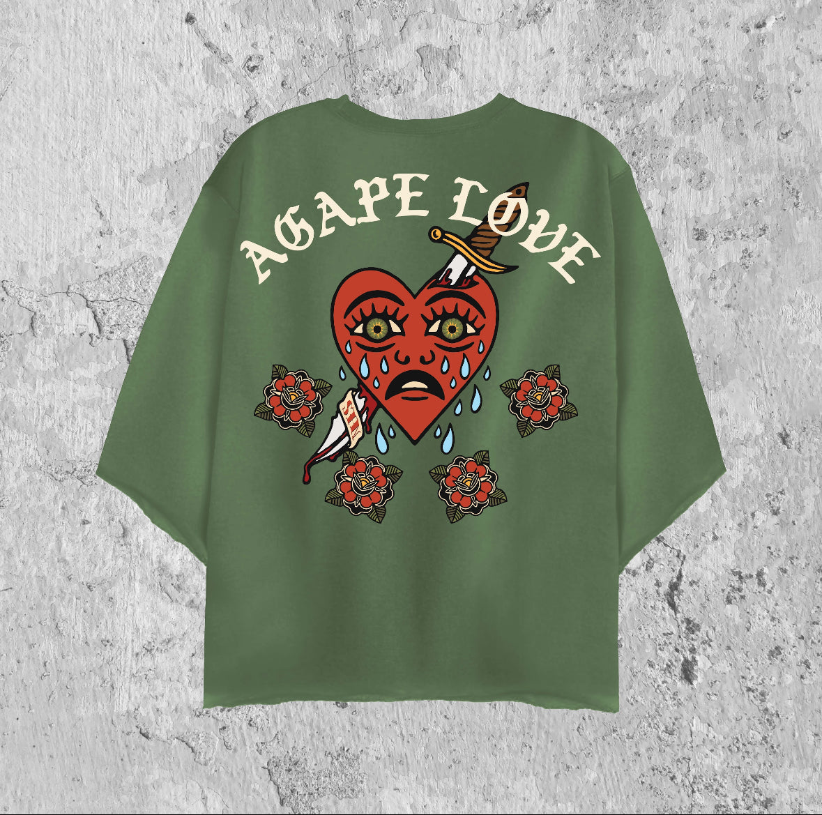 Agape Love 3/4 Sleeve Shirt (4 colorway)