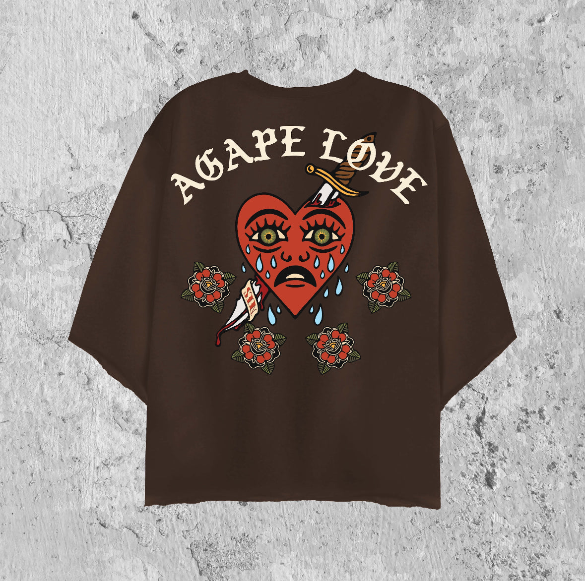 Agape Love 3/4 Sleeve Shirt (4 colorway)