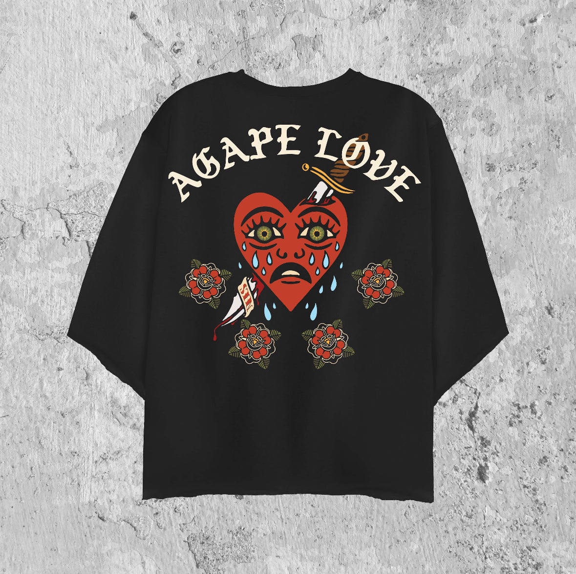 Agape Love 3/4 Sleeve Shirt (4 colorway)